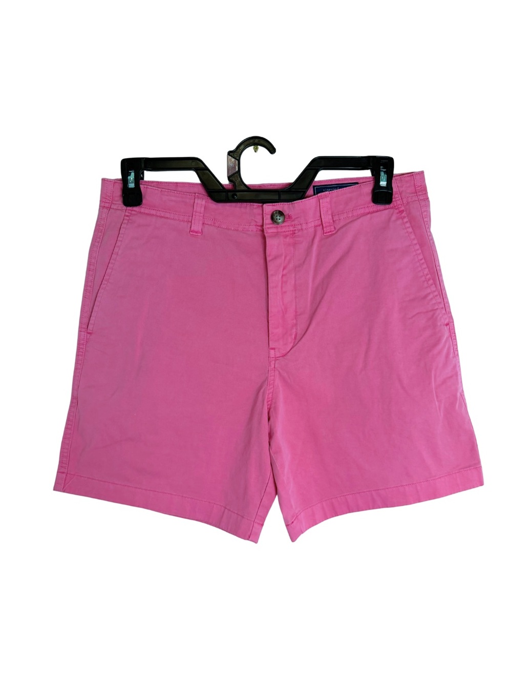 3/$20 Vineyard Vines Island Short Pink Flat Front Chino Shorts Size 32